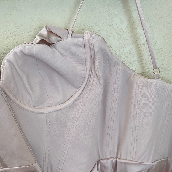 house of cb Myrna‎ dress in color crystal (light pink/champagne) NWOT size XS - Picture 11 of 14